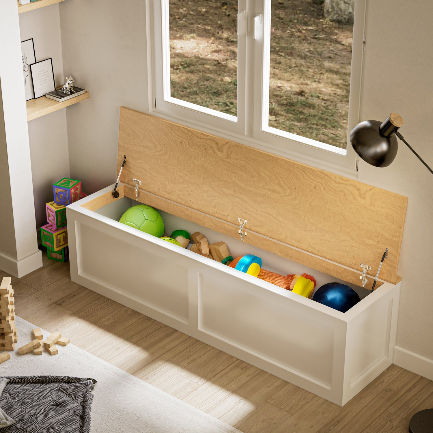 Storage Benches for Bedrooms & Kids' Rooms | Custom Window