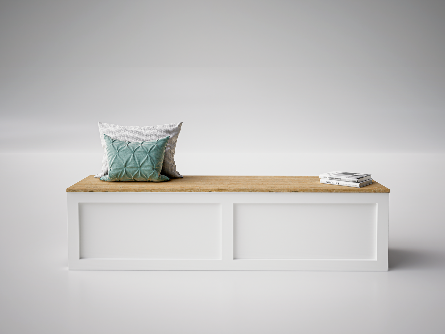 solid wood, this bench features a timeless design that adds a touch of elegance to any room. With its simple and classic shaker style design, this bench is a versatile and functional addition to your home. Use it as extra seating or as a decorative item to enhance the beauty and comfort of your living space. Order now and enjoy the perfect blend of style and practicality.