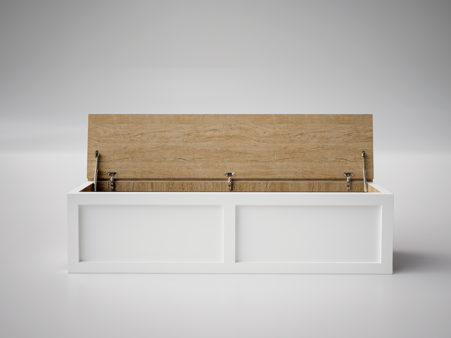 Shaker Style Straight Bench with Storage