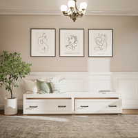 Custom Shaker Bench with Drawers | Built to Your Space