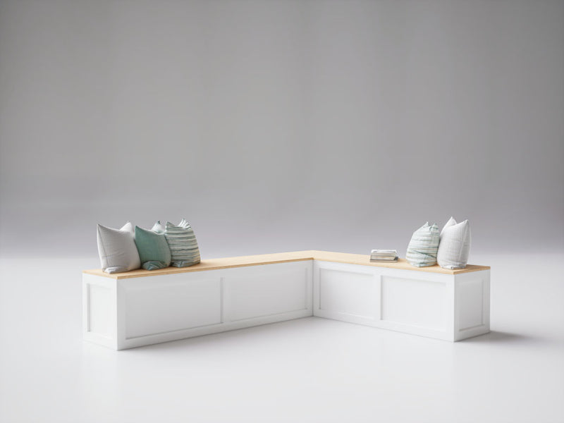 Breakfast Nook Benches with Storage | Custom Kitchen Nook Seating ...