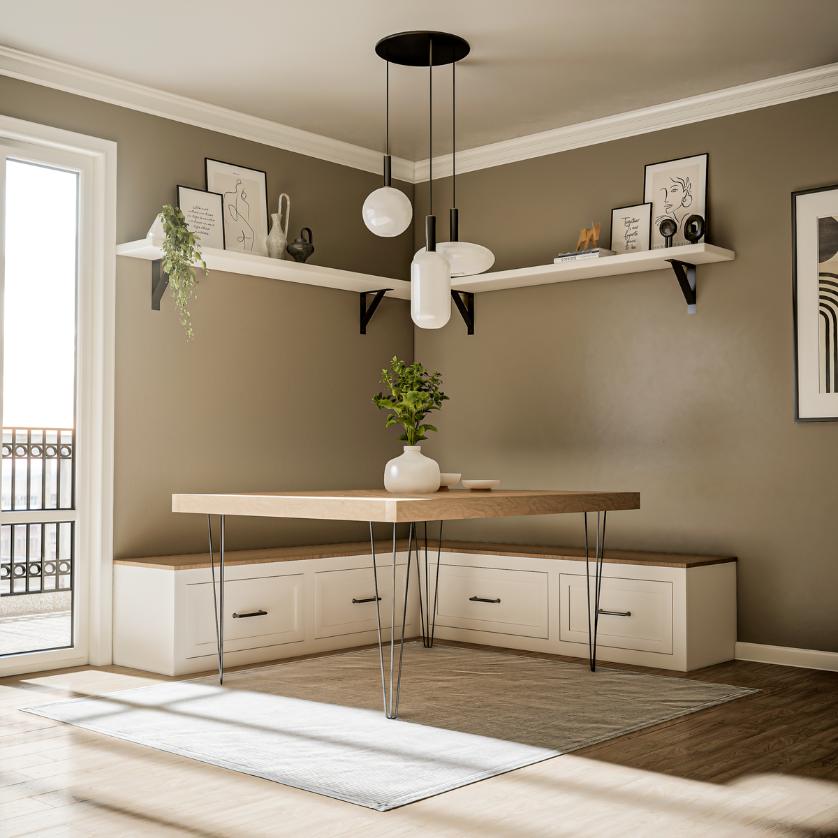 Custom Corner Benches with Storage | USA Made | MyCornerBench